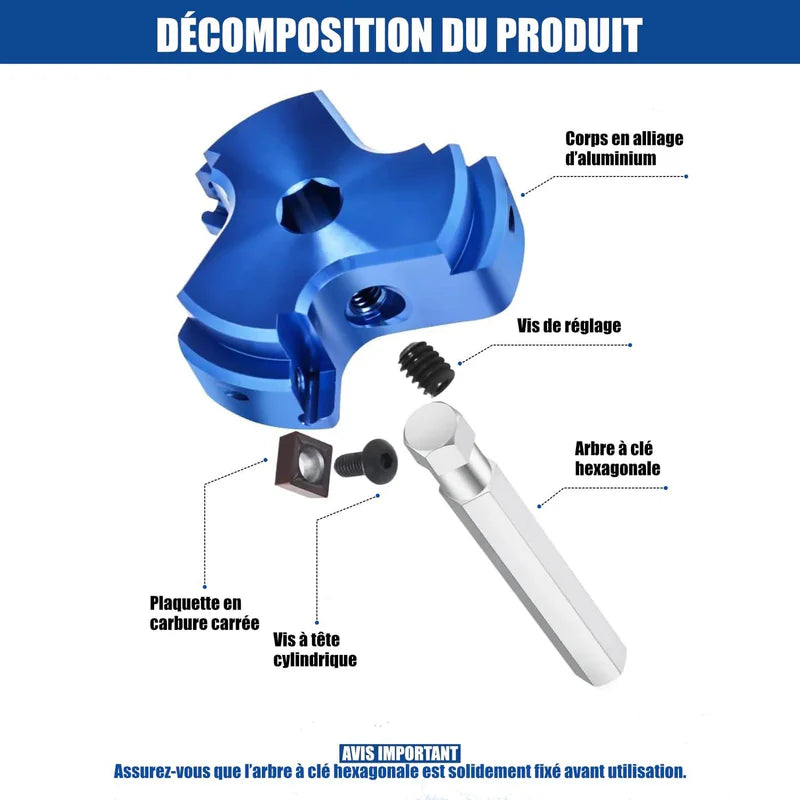 FlexiPro Ebavurateur à PVC