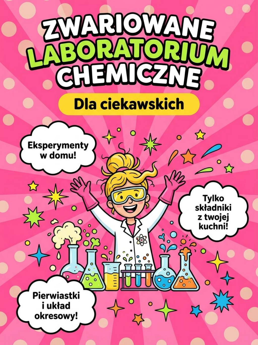 Okładka książki Zwariowane Laboratorium Chemiczne