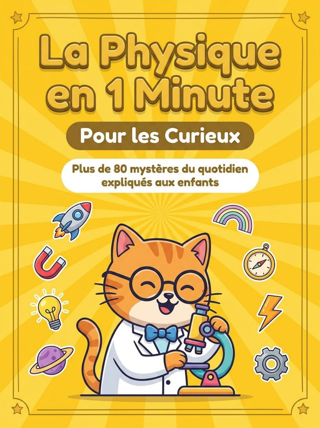 La Physique en 1 Minute, couverture