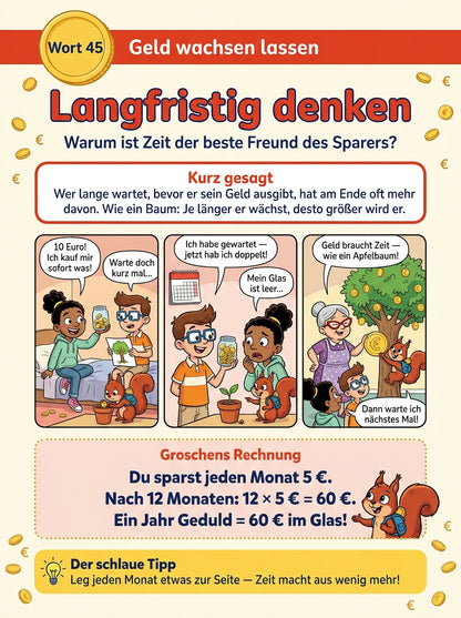 Eine Seite aus dem Buch Wie funktioniert Geld?