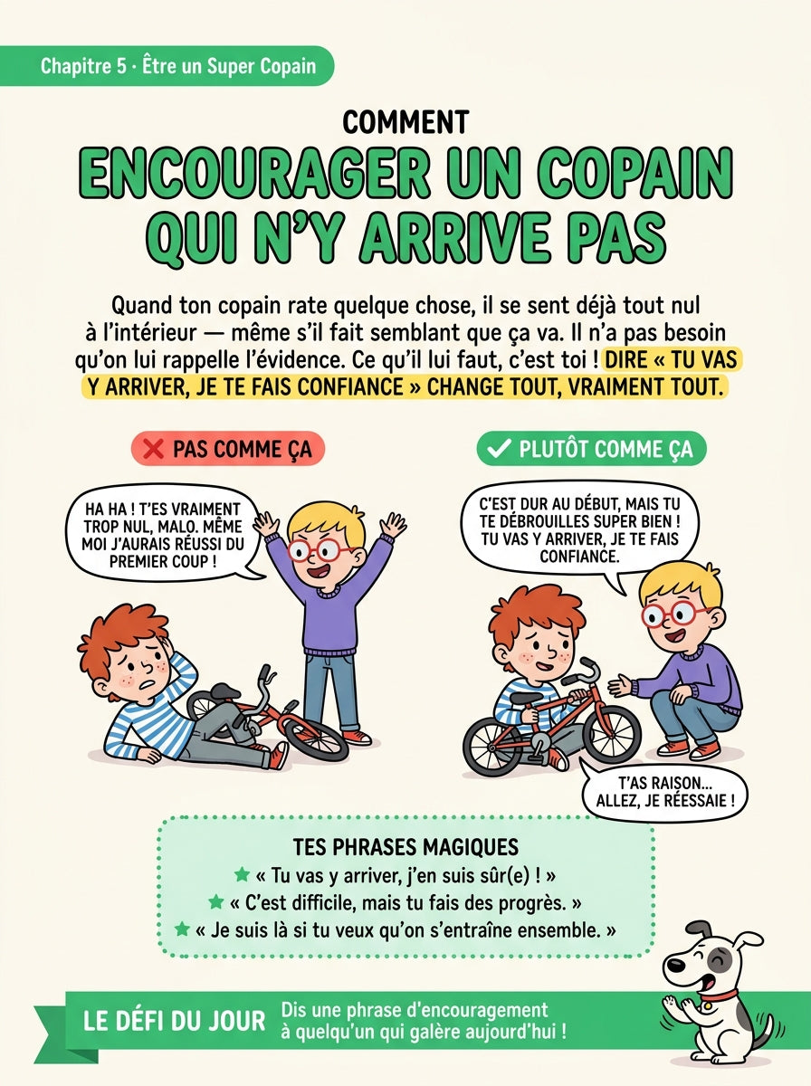 Une page du livre Bien Vivre Ensemble