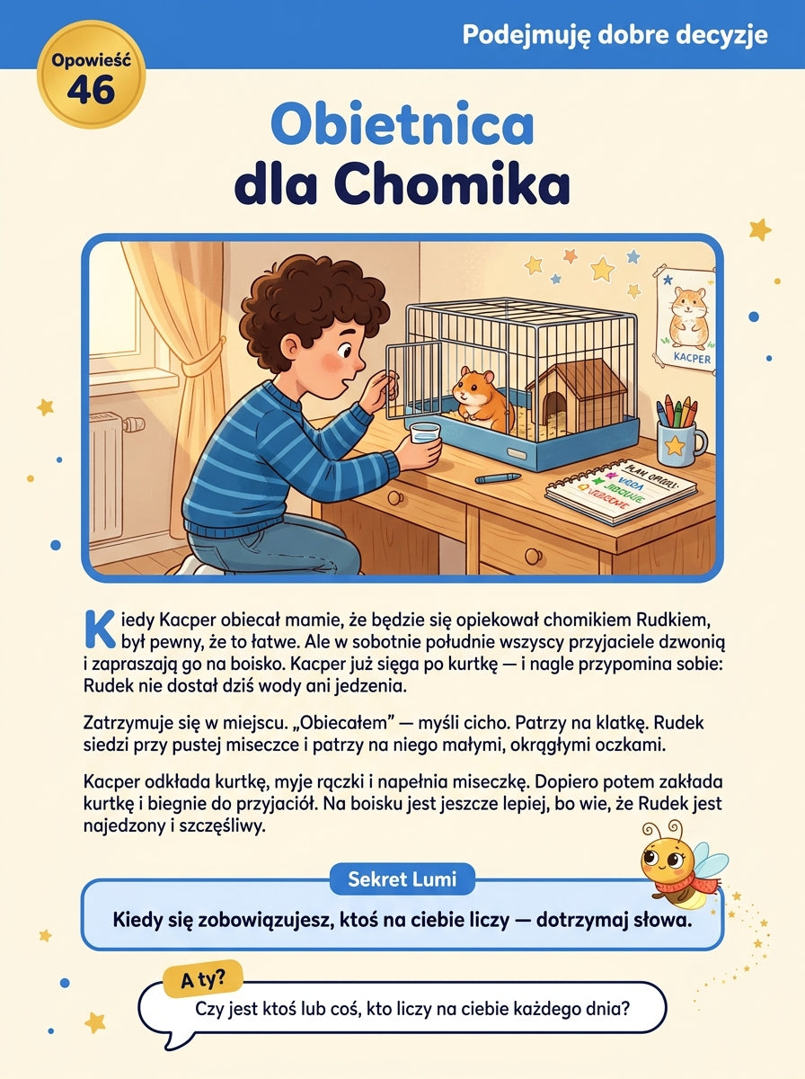 Strona z książki Opowieści, które dodają siły