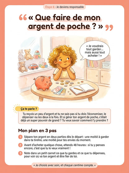 Une page du livre Je Gère !