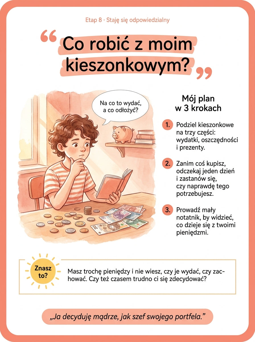 Strona z książki Dam radę!