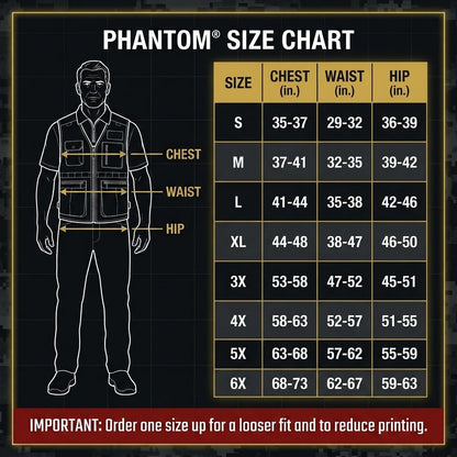 Phantom™ Premium Concealed Utility Travel Vest.
