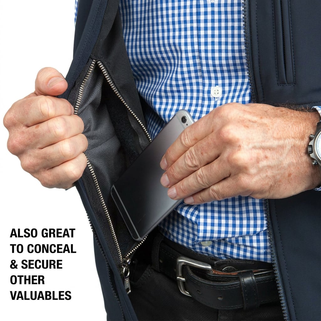 Phantom™ Premium Concealed Utility Travel Vest.