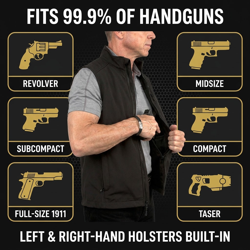 Phantom™ Premium Concealed Utility Travel Vest.