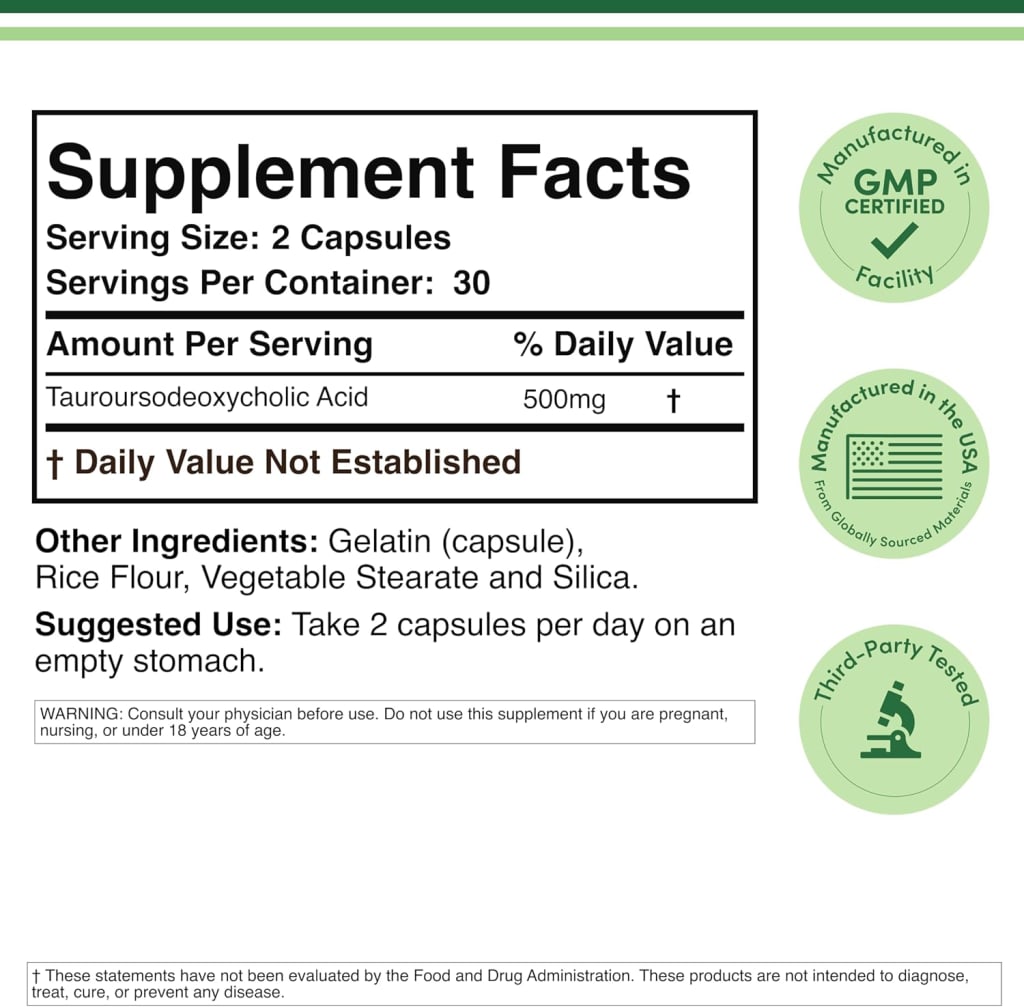 TUDCA 500mg
